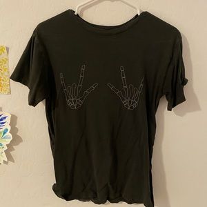 Desert Dreamer skeleton hands XS tshirt